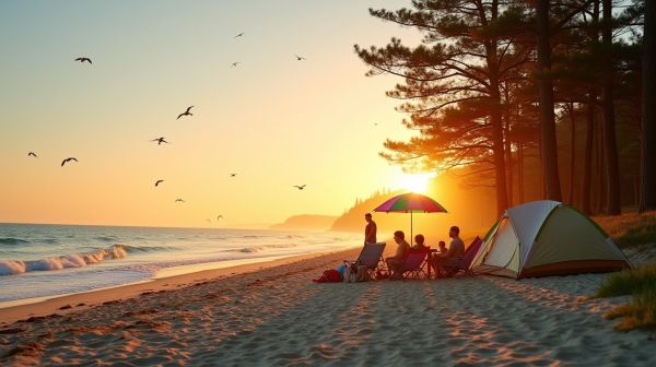 Vivez des vacances inoubliables entre camping à Ondres et plages atlantiques